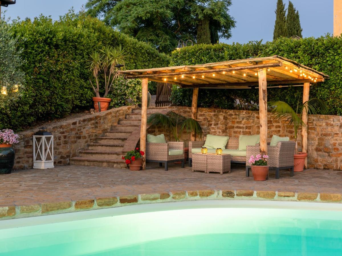 Podere Vergianoni Con Piscina E Vista Mozzafiato Tavarnelle Val di Pesa Luaran gambar